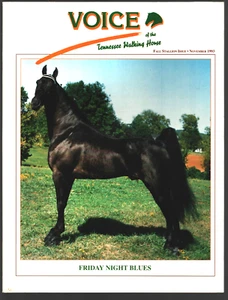 Voice Of The Tennessee Walking Horse Magazine NOV. 1993-FRIDAY NIGHT BLUES - Picture 1 of 2