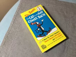 Dr. Seuss The Cat In The Hat Comes Back VHS Tape - Picture 1 of 4