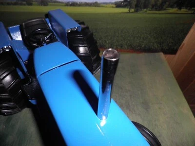 Chrome Muffler Smoke Stack ONLY Toy Tractor Part FORD 1/12 scale - Image 1 of 2