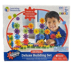 Learning Resources 100 Piece Deluxe Building Set Gears! Gears! Gears! - Picture 1 of 4