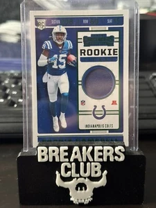 Parris Campbell 2019 Panini Contenders Rookie Biglietto Giocatore Indossato Reliquia RTS-17 - Foto 1 di 2