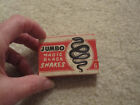 Vintage 1960s JUMBO MAGIC BLACK SNAKES   pre owned