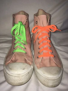 Vintage 70er/80er Ära Trax K Mart Damen rosa Größe 7,5 Hi Tops hergestellt in den USA - Bild 1 von 7