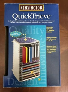 Computer Desktop PC Multimedia Storage Tower CD zip Disks Diskettes Vtg 1997 NEW - Afbeelding 1 van 11