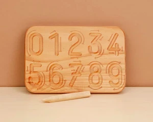 Wooden Number Tracing Board - Picture 1 of 2
