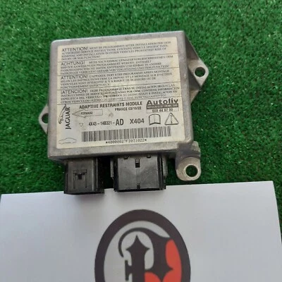 4X43-14B321-AD CENTRALINA AIRBAG JAGUAR X-TYPE DAL 2001 AL 2009 TESTATA - Immagine 1 di 4