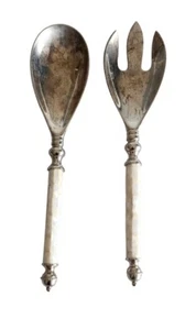 Towle Silversmiths Mother of Pearl Serving Set Antique Ceremonial Silverware  - Picture 1 of 5