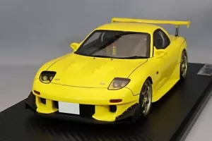 Escala 1/18 Encendido INICIAL D Mazda RX-7 (FD3S) Amarillo IG2868 - Imagen 1 de 4