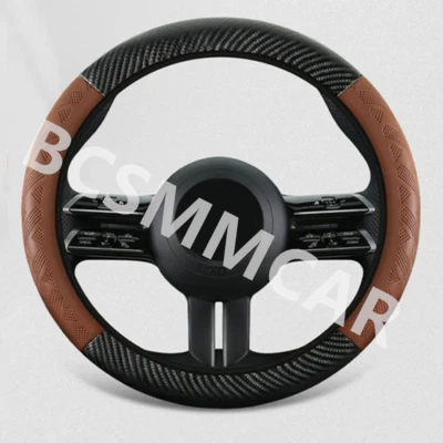 Micro Fiber Leather Car Steering Wheel Cover Anti Scratch For Interior Accessory - Image 1 of 4