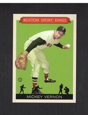 #54 MICKEY VERNON, Red Sox | 2006 GBSCC Convention Boston Sport Kings promo card