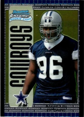 2005 BOWMAN CHROME ROOKIE Marcus Spears Rookie Dallas Cowboys #120 - Image 1 of 2