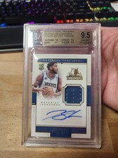 2015-16 National Treasures Karl Anthony Towns #32/99 RPA Rookie BGS 9.5 Auto 9
