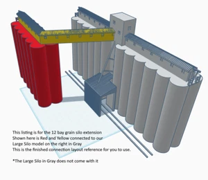 Extensión de silo Nscale 12 para elevador de grano - Imagen 1 de 3
