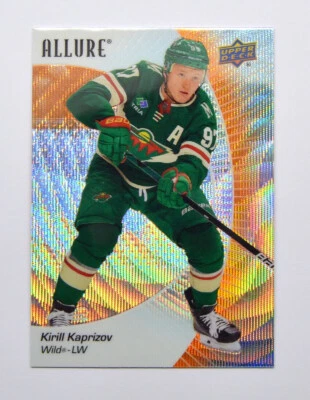 2023-24 Upper Deck Allure Orange Slice #25 Kirill Kaprizov - Image 1 of 2