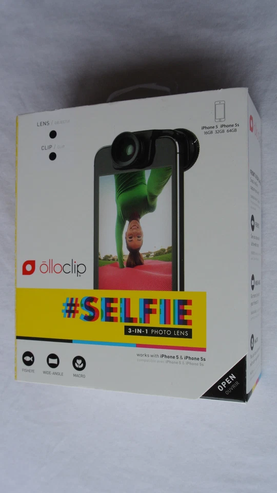 BRAND NEW Olloclip #SELFIE 3-In-One Photo Lens For iPhone 5 & iPhone 5S - Image 1 of 1