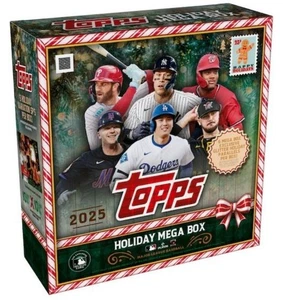 2025 TOPPS BASEBALL FACTORY SEALED HOLIDAY MEGA BOX PRESALE PREORDER - Picture 1 of 1