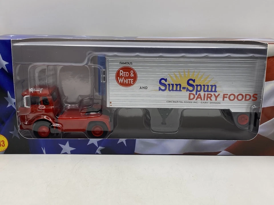 Chevrolet C65 Tilt CAB SUN SPUM CA097 Semi trailer truck 1:43 Altaya - Image 1 of 1