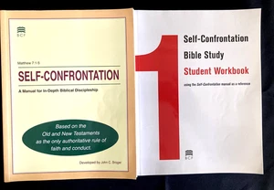 SELF-CONFRONTATION: Bible Study Manual & Workbook, John C. Broger PB 2015 V Gd - Picture 1 of 6