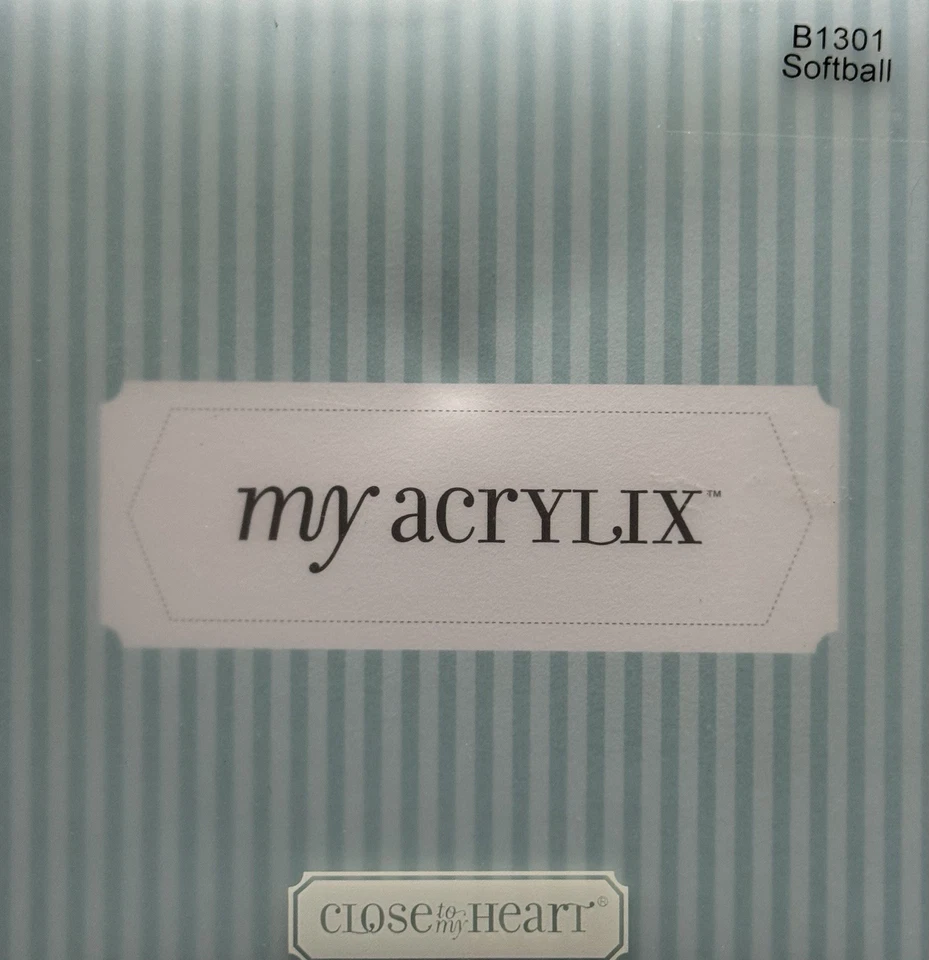 Набор прозрачных марок Close To My Heart My Acrylix B1301 софтбольная спортивная бейсбольная бита - Изображение 1 из 2