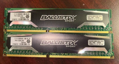 Ballistix BLS4GD1339DS1S00 Ram Memory X 2 - Image 1 of 3