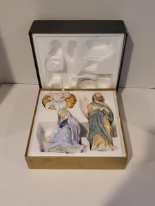 Vintage 1991 Lenox The Renaissance Nativity The Holy Family Joseph Mary & Jesus - Picture 1 of 13