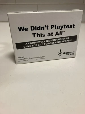 We Didn't Playtest This at All с карточной игрой Chaos Pack игры Asmadi 2012 - Изображение 1 из 2