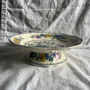 Vintage Mason's Ironstone Regency Plantage Kolonialsockel Dessertständer 9" - Bild 1 von 14