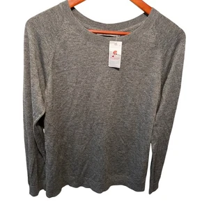 Neu mit Etikett Bailey 44 Mercury Seberg grau Wollmischung Reißverschluss hinten Pullover Damen L - Bild 1 von 5