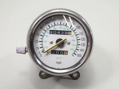 Yamaha V-MAX 1200 (2WE) OEM Speedometer Gauge 240km Full Scale 60438km #OS0007 - Image 1 of 4