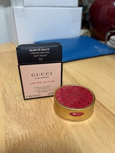 GUCCI Blush De Beauté Cheeks and Eyes 10 Soft Peach 2024 LimitedEdition BNIB NEW - Picture 1 of 6