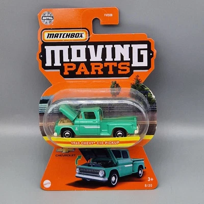 Matchbox Moving Parts '63 Chevy  C10 Pickup Diecast Model Car - New In Box - Image 1 of 2