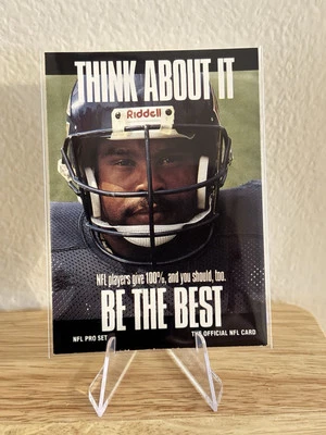 1991 Pro Set - Think About It #728 Mike Singletary - Image 1 of 2