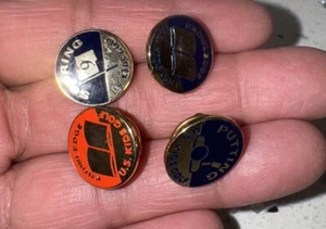 Putting US Kids Gold Pin Back , Set Of 4 : Used Good Condition, Collection - Picture 1 of 6
