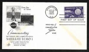 #1173 4c Communications for Peace -Echo Satellite- ArtCraft FDC - Picture 1 of 2