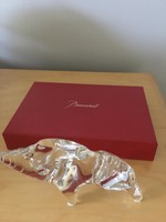 NEW Baccarat Clear Zodiac Zodiaque Boar 2019 Paperweight Figurine France