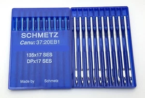 20 AGUJAS MÁQUINA DE COSER INDUSTRIAL SCHMETZ 20BP 135X17 DPX17 SY3355 PIES PARA CAMINAR - Imagen 1 de 1