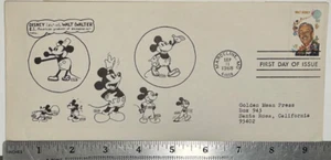 Walt Disney Showman of the World 9-11-68 First Day Issue Envelope Marceline MO A - Picture 1 of 1