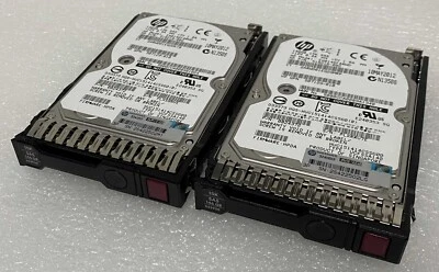 Lot of 2x 518216-002 HP EH0146FARWD 146GB 15K 2.5" SAS Hard Drive W/tray - Image 1 of 3