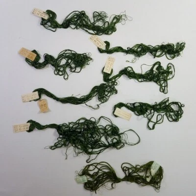 Lot 8 Vintage Needlepoint Threads Denmark Sparta OOE 240 Zwicky 2350 Silk Rayon - Image 1 of 4