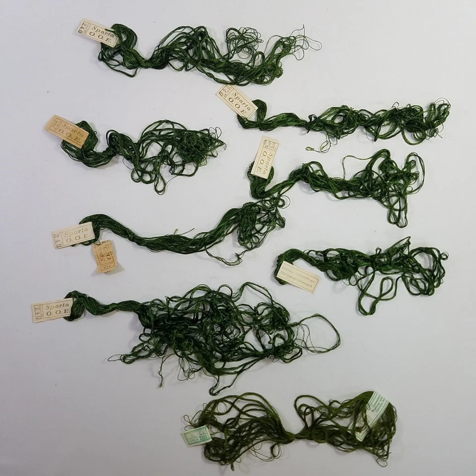 Lot 8 Vintage Needlepoint Threads Denmark Sparta OOE 240 Zwicky 2350 Silk Rayon - Image 1 of 4