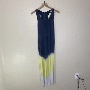 Young Fabulous and Broke Maxi Racerback Tie Dye Ombré Dress (Size Medium) - Picture 1 of 6