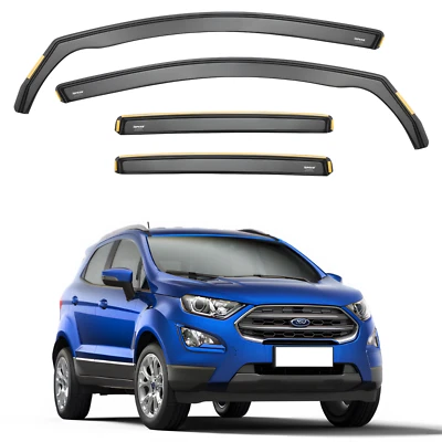 ISPEED Wind Deflectors for Ford EcoSport MK2 2013-2023 5-Door SUV 4pc Set Visors - Image 1 of 4