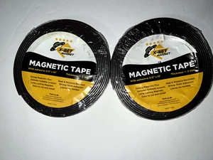 2 - X-bet MAGNET Flexible Magnetic Tape Strip 1/2 Inch x 10 Feet 2mm Thick - Picture 1 of 2