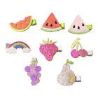  8 Pcs Red Watermelon Hair Clip Accessories for Kids Sequins