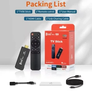 Lemfo TV98 Fire Fernseher Stick Android 12 8K 4K 2.4G/5G Wifi 6 3D Game Set Top - Bild 1 von 3