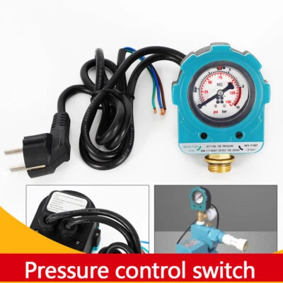 Pumps Control Pressure Switch Adjustable Water Flow Monitor 0-10Bar Digital Pump - Image 1 of 4