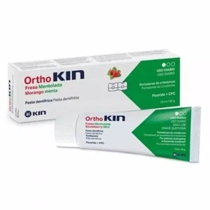 Ortho KIN dentifricio alla menta alla fragola 75 ml - Foto 1 di 2