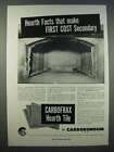 1946 Carborundum Carbofrax Hearth Tile Ad   Facts