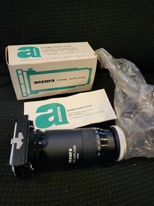 Accura Zoom Duplivar Camera lens 35mm format make transparency and Dup Negatives - Picture 1 of 9