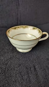 Noritake Warrington #6872 green/gold coffee cup. - Picture 1 of 7